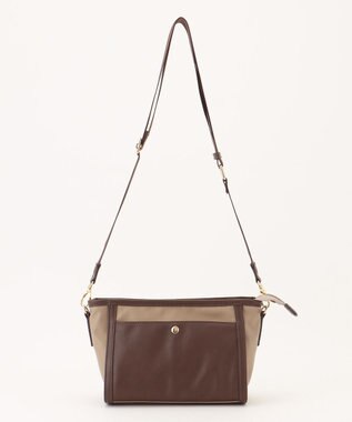 LA BAGAGERIE 【MONICA】ナイロンコンビショルダーバッグ