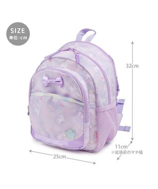 Mother garden マザーガーデン ユニコーン リュック 【Ｍサイズ】 《 コットンキャンディ柄 》 コットンキャンディ柄