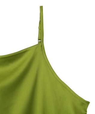 YECCA VECCA [2SET]キャミ付きシアージオメ柄シャツ Green
