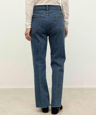 NAVE 【ReNAVE　洗える】ストレッチデニム ブルー