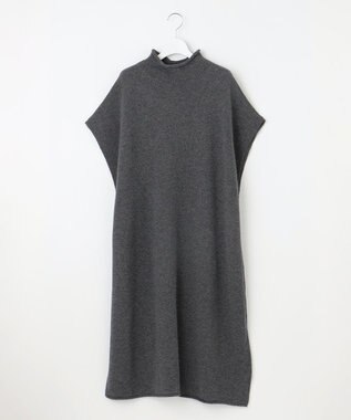 23区 L 【エステータ】マーセライズドウールカシミヤ ニットジレ グレー系