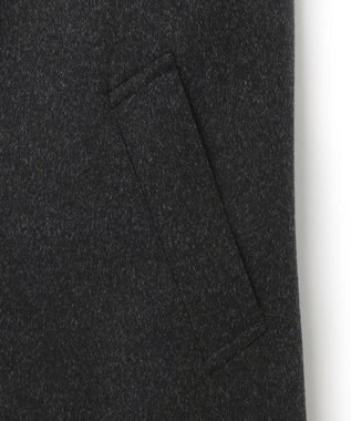 J.PRESS MEN ウールカシミヤビーバーステンカラーコート グレー系