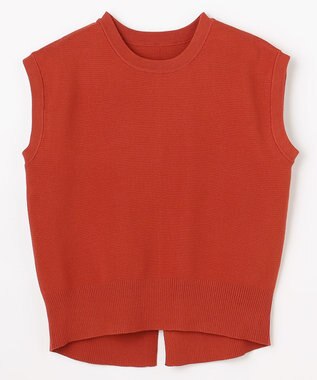 ANY フレンチスリーブニット オレンジ