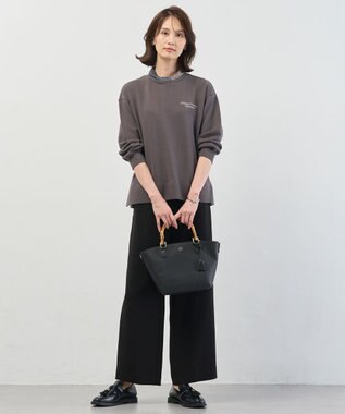 J.PRESS LADIES houndstooth スクエア スカーフ ネイビー系