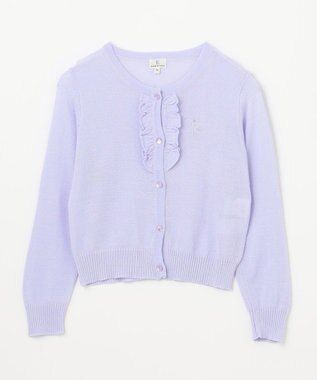 組曲 KIDS 【110-140cm】シアー カーディガン ラベンダー系
