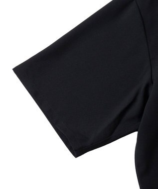 WEGO 【速乾/シワになりにくい】ドライポリオープンカラーシャツ(S) ブラック