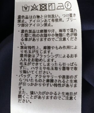 YECCA VECCA ジョーゼットプリーツワンピース Blue