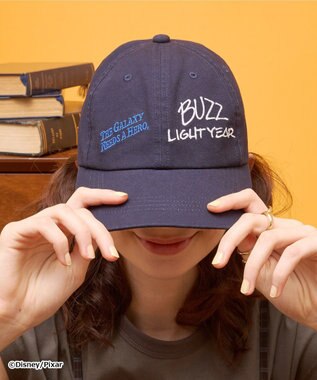 AMERICAN HOLIC 【TOY STORY】ヴィンテージ加工サインロゴCAP Navy