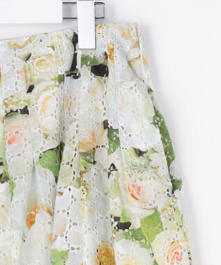 自由区 【カトリエムブーケ】Le bouquet de Laurent ブーケモチーフスカート ブーケ柄