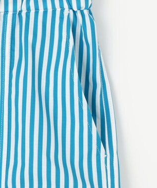 PW CIRCULUS 【高通気 / 軽撥水 / 軽量のDotAir 使用】【MEN】ストライプ柄ショーツ サックスブルー系2