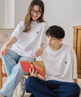 WEGO 【ユニセックス着用ITEM】別注USPOLO　ヘビーウエイトBIGT（S） ホワイト