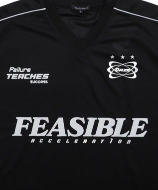 WEGO パイピングサッカーT（SS） ブラック