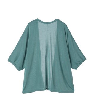 Green Parks よくばり　半袖カットドルマンカーディガン Mint