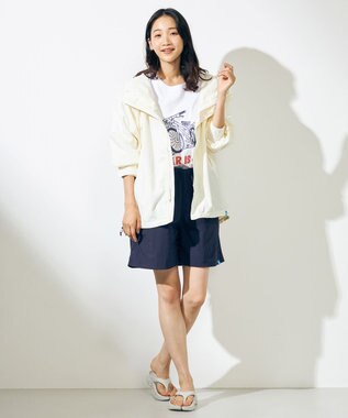 SHARE PARK MENS 【UNISEX】UVカット アートコラボTシャツ〈BEAR〉 ホワイト