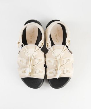 BONTRE 【pied du lapan/ピエドラパン】ドローコードスポーツサンダル/50754ZI アイボリー