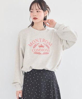 earth music&ecology 【裏毛】アソートロゴウラケドロストプルオーバー