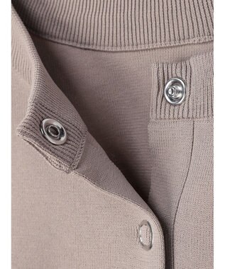 Green Parks ・ｆｕｒｒｙ　ｒａｔｅ２ｗａｙかる~いニットカーデ Light Gray