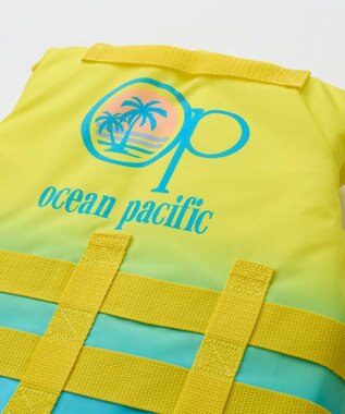 OP／FILA 【Ocean Pacific】グラデーションプリント柄ライフジャケット イエロー