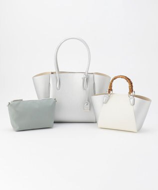 J.PRESS LADIES 【3点セット・A4サイズ収納可】クラシック マトリョーシカ トートバッグ