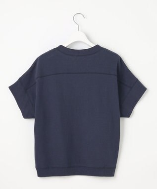 23区 L 【SLOW/WEB限定】ラスティックテリー Vネック カットソー ダルブルー系