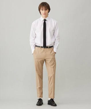 UNFILO MENS ドライ ストレッチ ドレスシャツ ホワイト