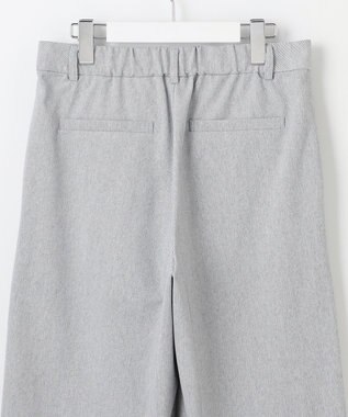 J.PRESS LADIES L 【洗える】リネンライクジャージー ワイド パンツ ライトグレー系