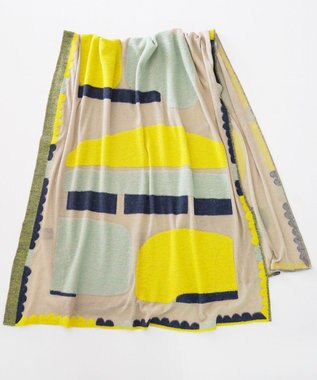 nitorito 【UNISEX】snowcover オリジナル雪山柄 ストール beige