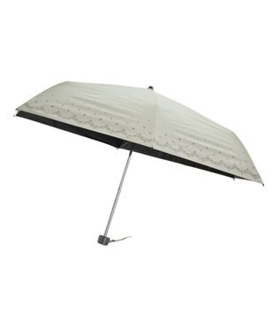 MOONBAT 晴雨兼用日傘 折りたたみ傘 スカラ刺繍柄／遮光 遮熱 UV