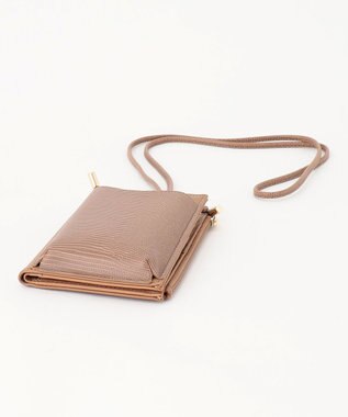ANY ウォレットスマートフォンポシェット キャメル
