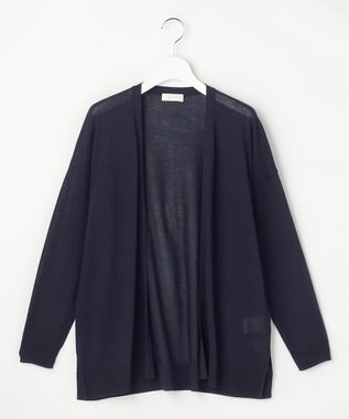 ANY SIS S エアリーライト ニットカーディガン ネイビー