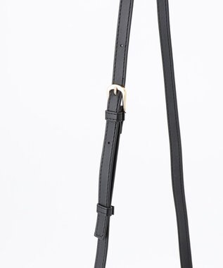 LA BAGAGERIE ランダムプリーツショルダーバッグ ブラック