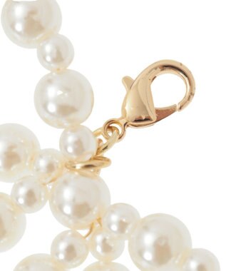 Maison de FLEUR パールリボンチャームセット Off White