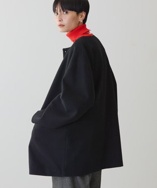 AMERICAN HOLIC リサイクル中空糸ノーカラーコート Black