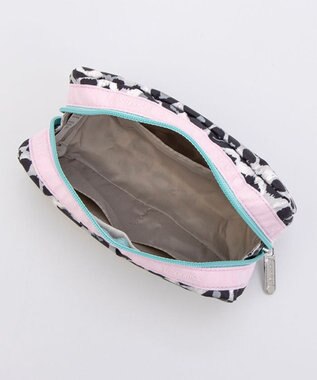 LeSportsac RECTANGULAR COSMETIC/ニュートラルレオパード/ライラック ニュートラルレオパード/ライラック