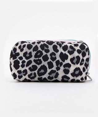 LeSportsac RECTANGULAR COSMETIC/ニュートラルレオパード/ライラック ニュートラルレオパード/ライラック