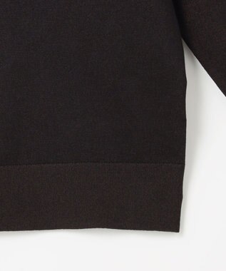 J.PRESS LADIES L Vis/Peスパーク カラーブロッキング ニット モカ×ダークブラウン系