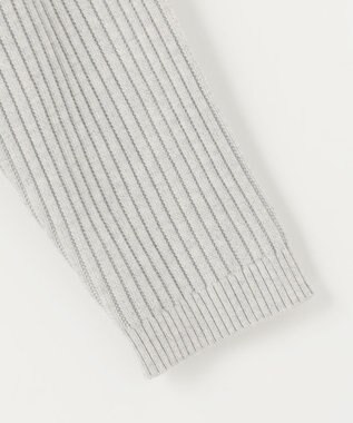 JOSEPH ABBOUD MOUNTAIN 【日本素材・ストレッチ】コットンムリネ アウトドア ニット パーカー アイボリー系