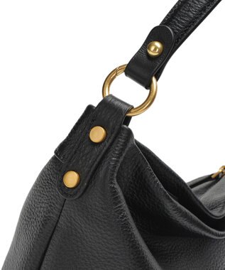 style code [Lyrss/リルス] ナチュラルレザー 2WAY ショルダーバッグ ブラック