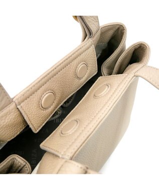 IBIZA アセアーダ　牛革　ハンドバッグ(S) ベージュ