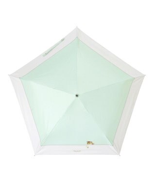 MOONBAT 【軽量】PAUL & JOE 晴雨兼用日傘 折りたたみ傘 スウィンギングヌネット 一級遮光 遮熱 UV ミントグリーン