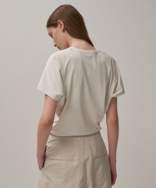 ATON 80/ FRESCA SMOOTH | Vネックプルオーバー WARM WHITE
