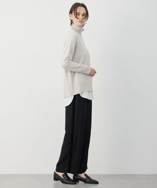 ICB ベルベットライン トラックワイドパンツ ブラック