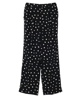 AMERICAN HOLIC 美・美・美アソートプリントストレートパンツ Black