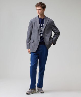 J.PRESS MEN 【J.PRESS ORIGINALS】【UNISEX】Light Homespun 3B Jacket / Baggy-Fit ライトグレー系
