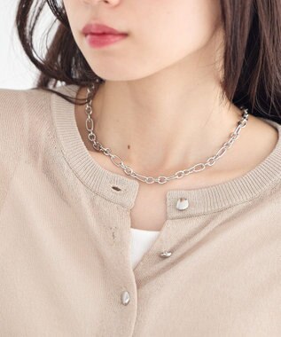 earth music&ecology 【ステンレス】チェーンネックレス