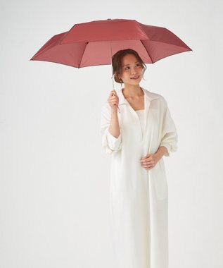 MOONBAT 【Pitaa】 pen プレーン 無地  折りたたみ傘 雨傘 超軽量 55cm ダークオレンジ