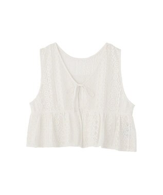 Green Parks レースベスト Ivory