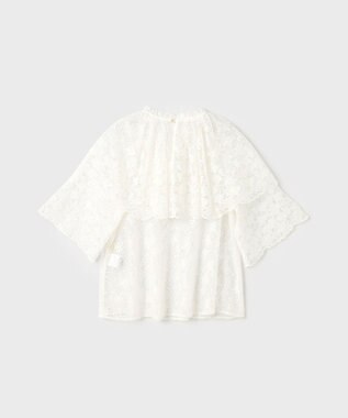 GRACE CONTINENTAL レースケープブラウス キナリ