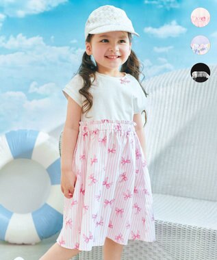 ANY KIDS ひんやり ドッキングワンピース
