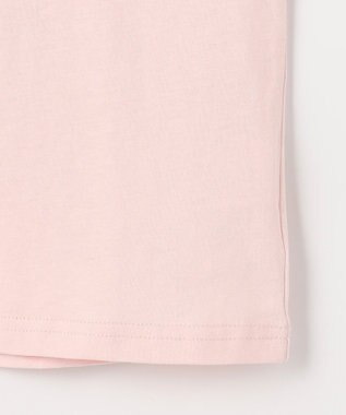 ANY KIDS チュール袖 七分Tシャツ ピンク